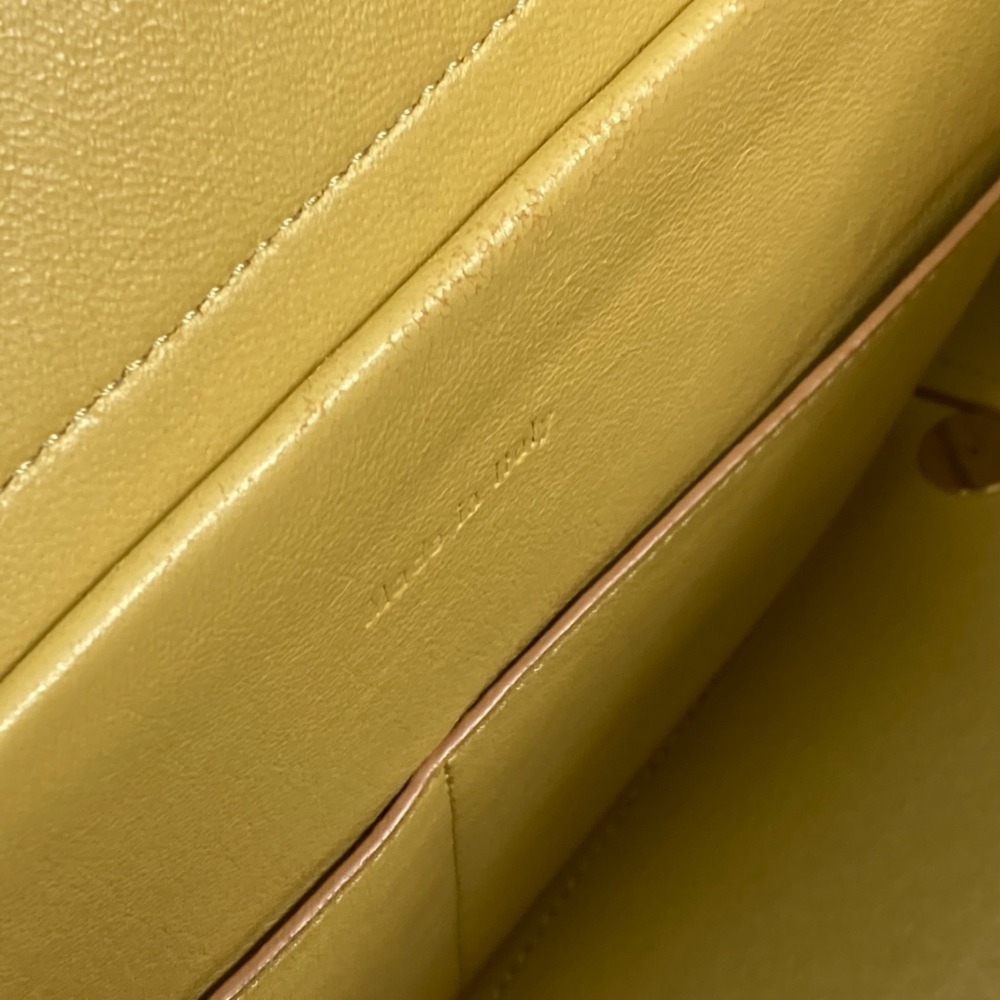 CELINE Yellow Leather Shoulder Bag - Picture 15 of 16